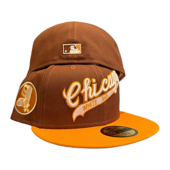 New Era Chicago White Sox 59FIFTY Fitted Hat Cap Tiramsu Pack - Picture 10 of 10